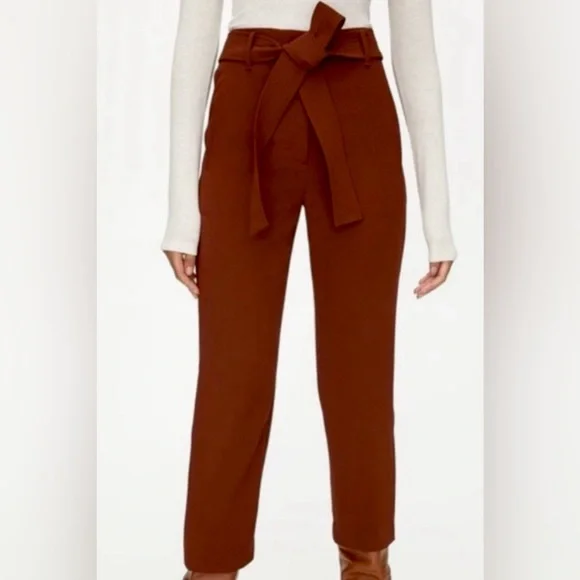 Aritzia Jallade Tie Front Pant - NEW WITH TAGS - Picture 2 of 3